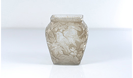 Chickadee vase