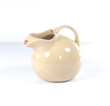 Vintage Hall ceramic Ball pitcher in sandust tan